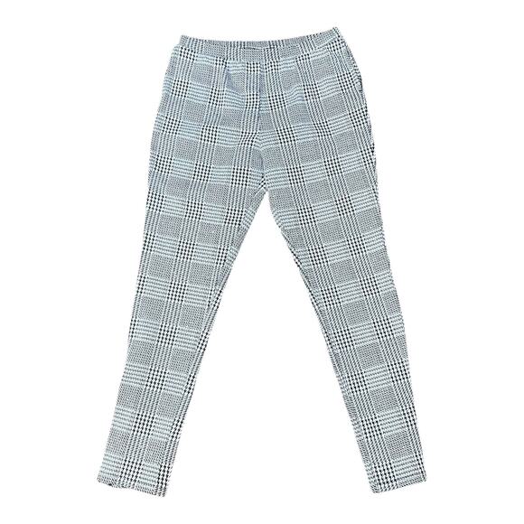 Wonder Nation Girls Houndstooth Glitter Pants XXL (18) Zip Pockets - Picture 3 of 7